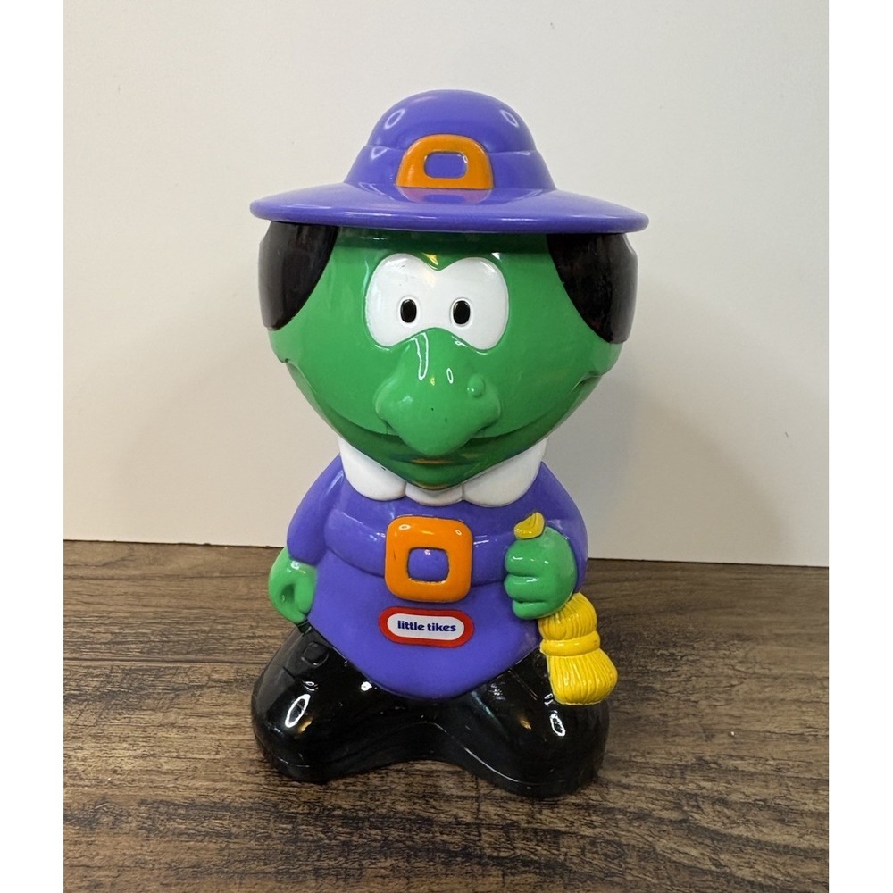 Vintage Little Tikes Halloween Witch Flashlight Toy Working Kids 1990s Purple